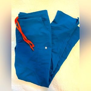 FIGS Alps Blue Yola medium tall scrub pants